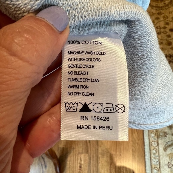 LEALLO grey sweatshirt button down jacket size large - Picture 6 of 8